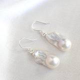 Barok ørekroge - sølv